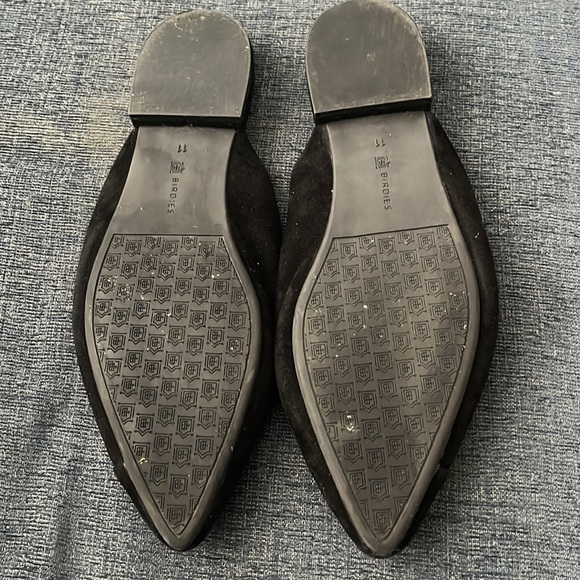 BIRDIES The Swan black suede pointed mules 11 - Picture 2 of 4